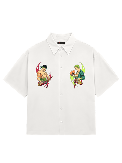 SHIRTS / RORONOA ZORO (WHITE)