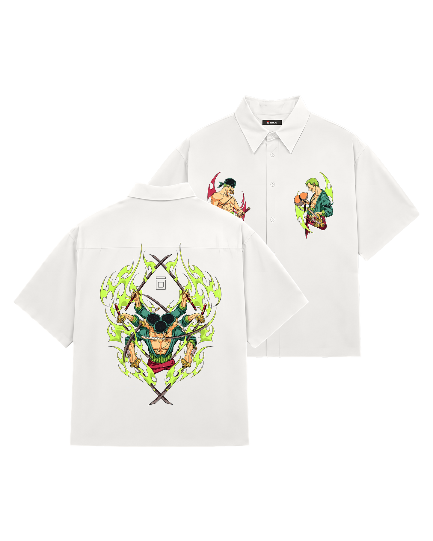 SHIRTS / RORONOA ZORO (WHITE)