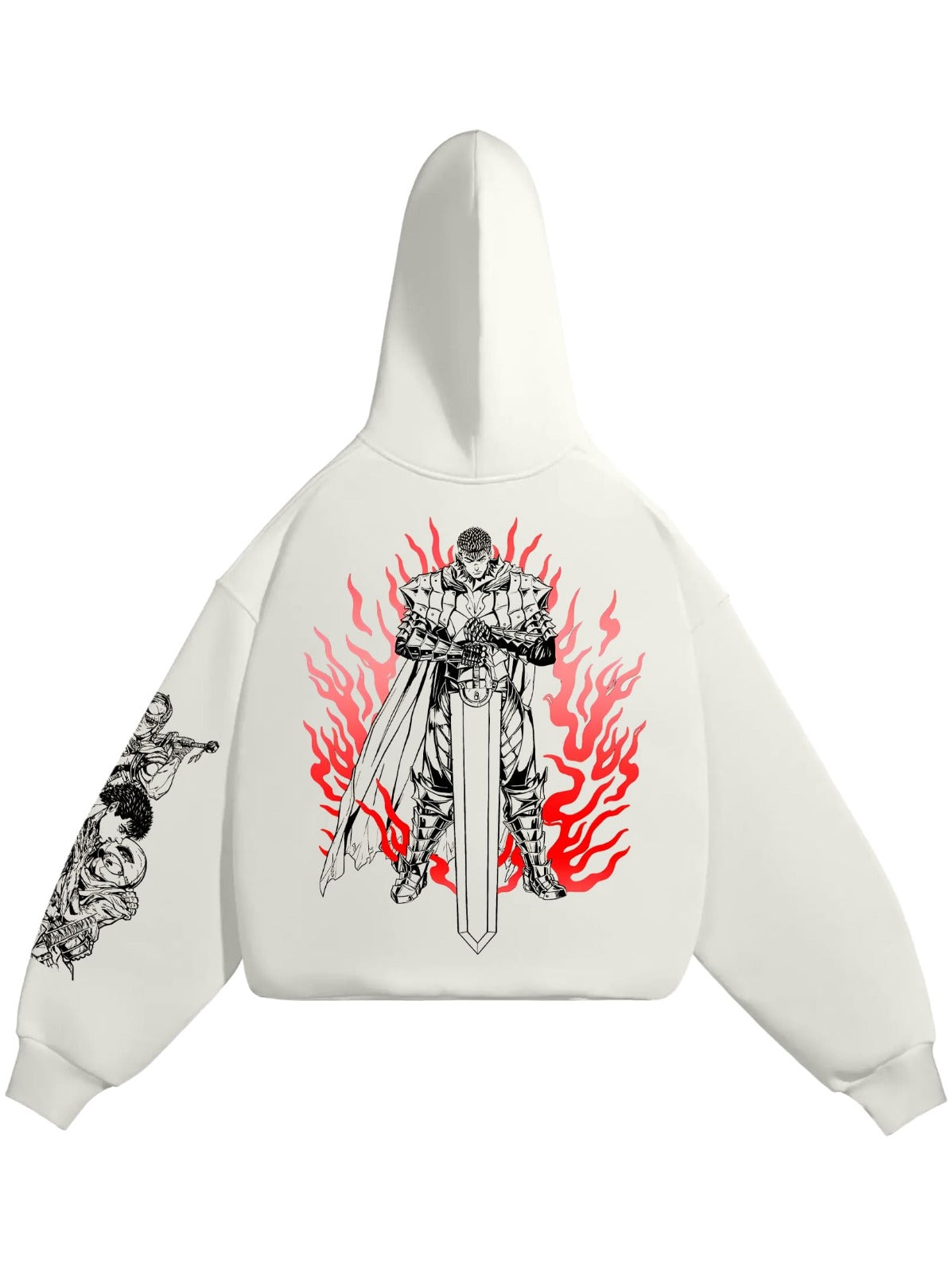 HOODIE / GUTS (White)