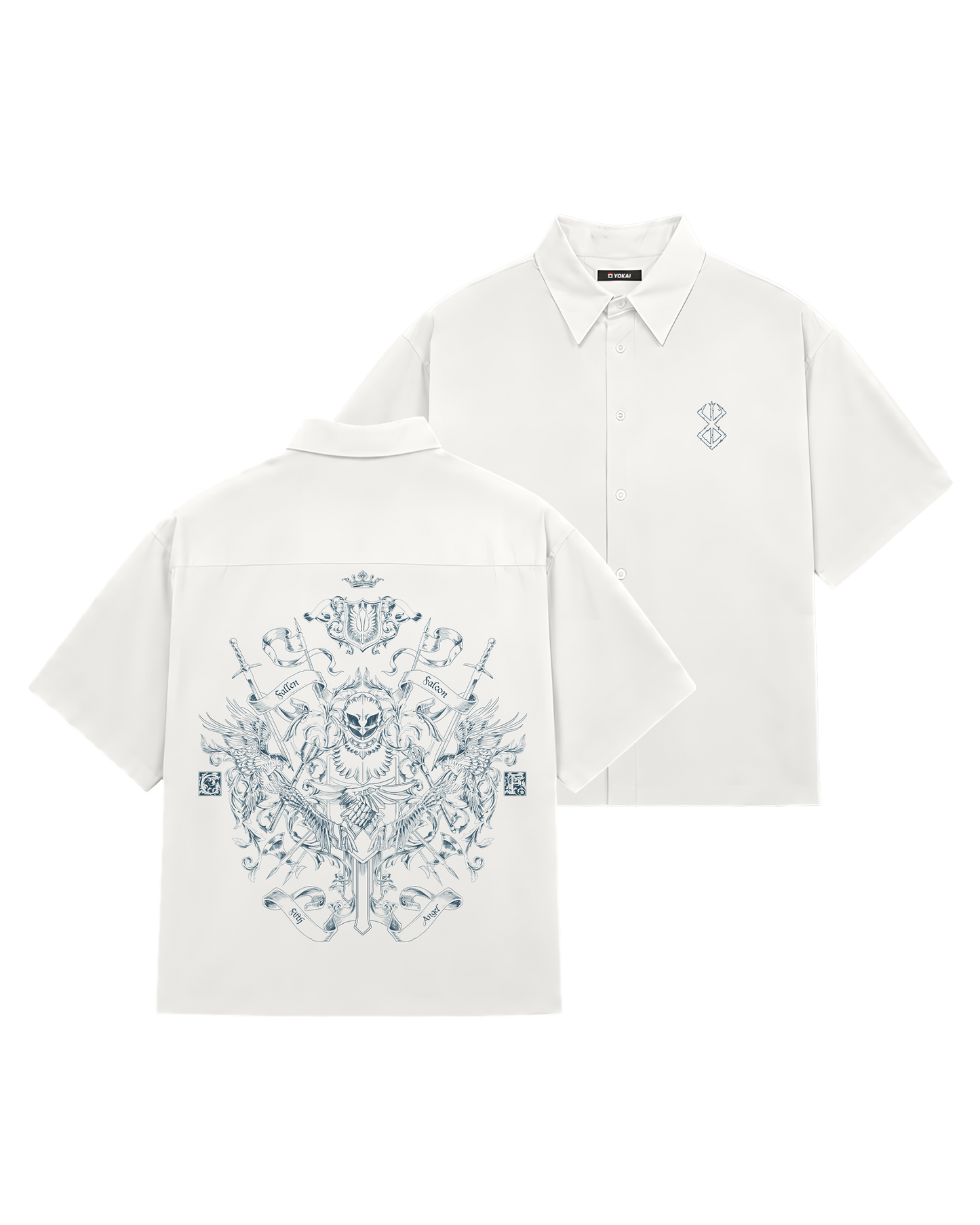 SHIRTS / BERSERK B&W (WHITE)