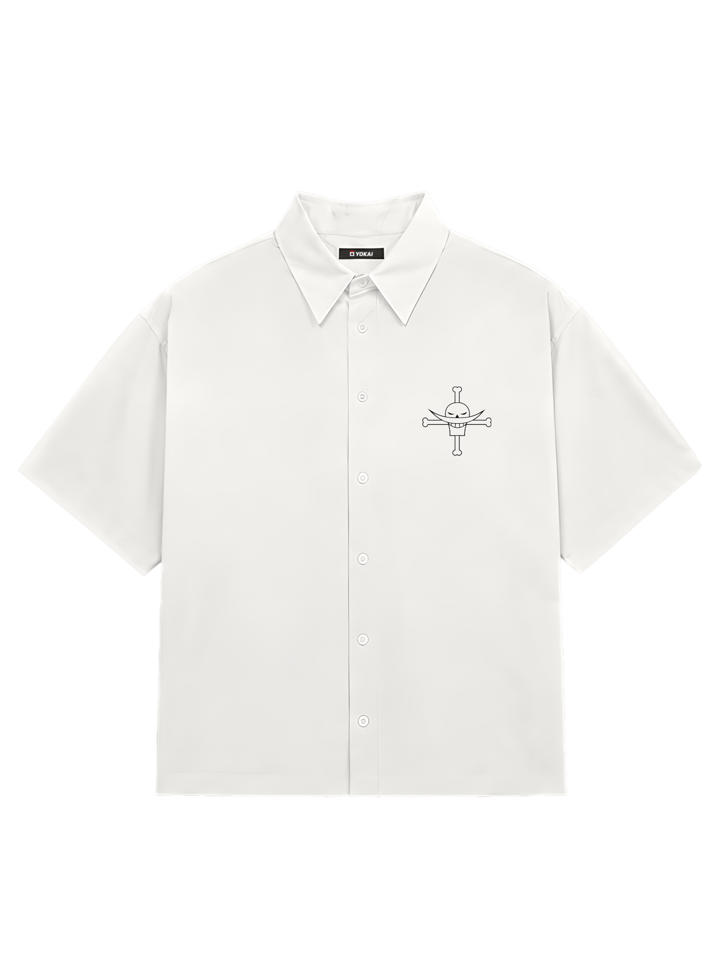 SHIRTS / ONE PEICE WHITE BEARD (WHITE)