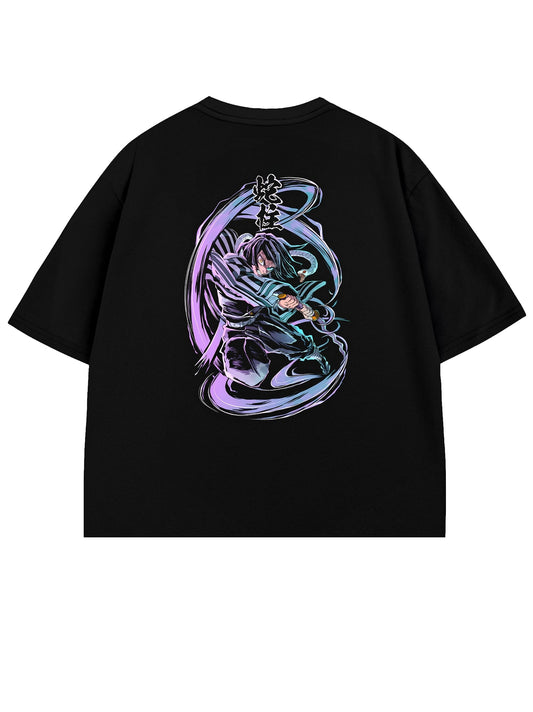 T-SHIRT / Snake Hashira Obanai Iguro (Black)