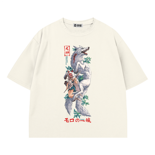 T-SHIRT / GHIBLI PRINCESS MONONOKE (WHITE)