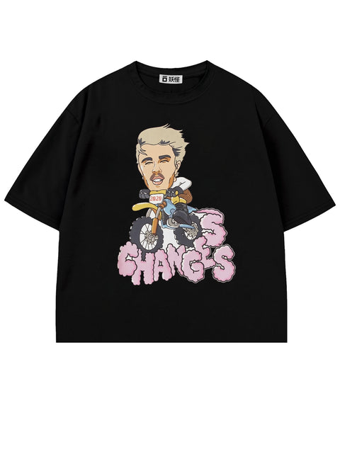 T-SHIRT / No Pressure, Just Changes (BLACK)