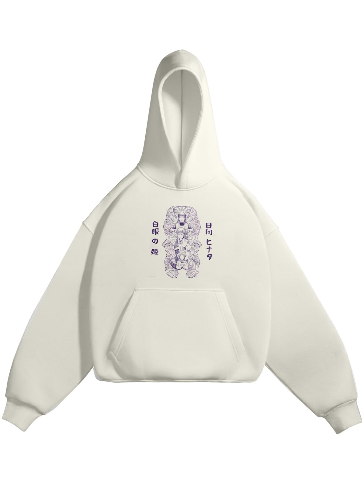 HOODIE / HINATA HYUGA (White)