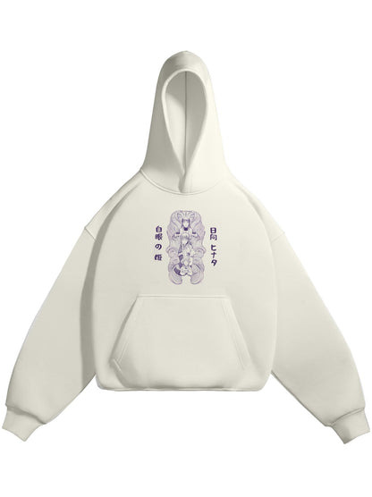 HOODIE / HINATA HYUGA (White)