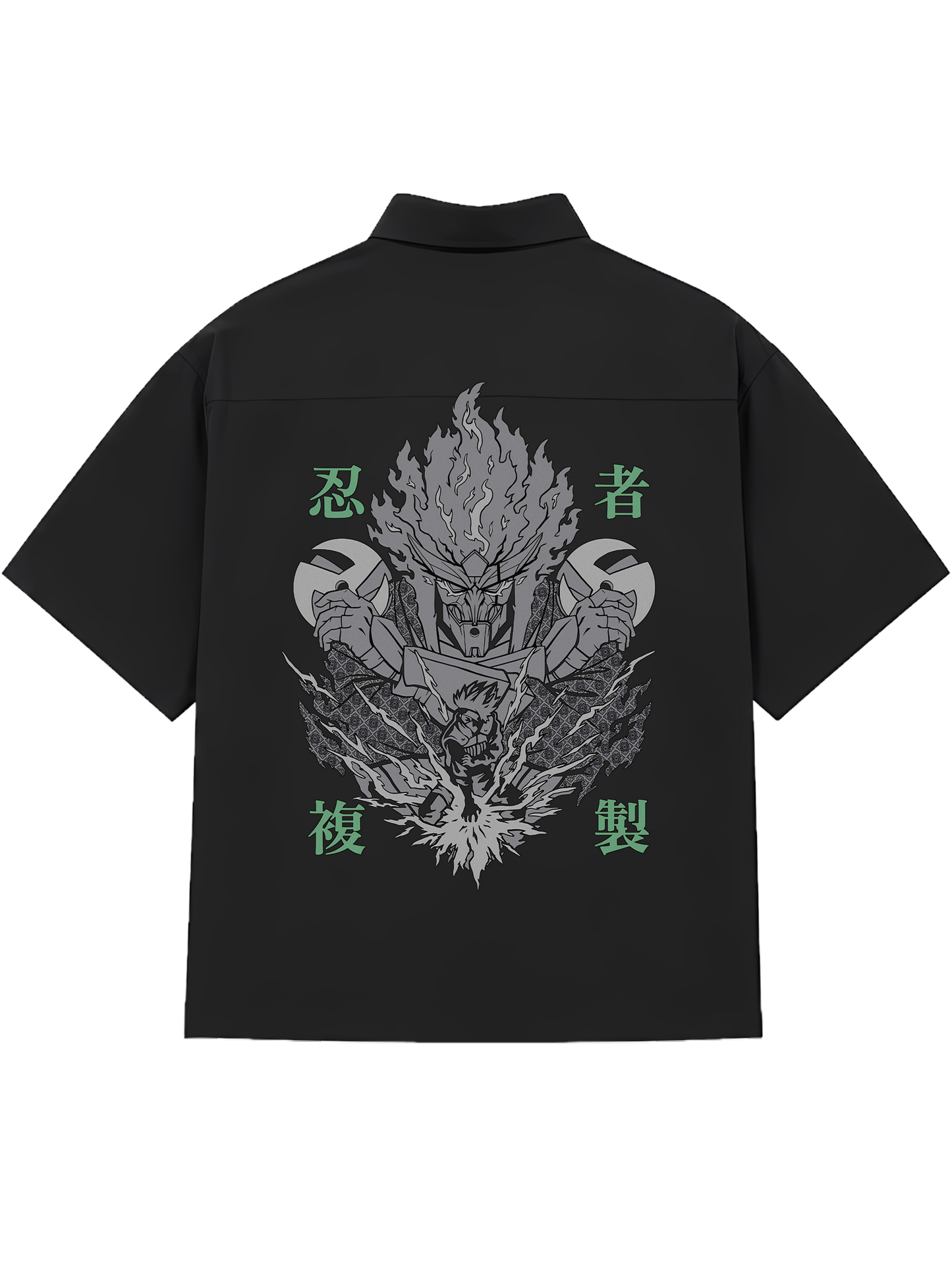 SHIRTS / KAKASHI B&W (BLACK)