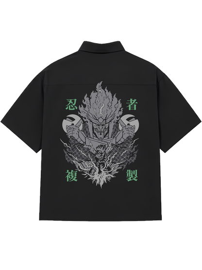 SHIRTS / KAKASHI B&W (BLACK)