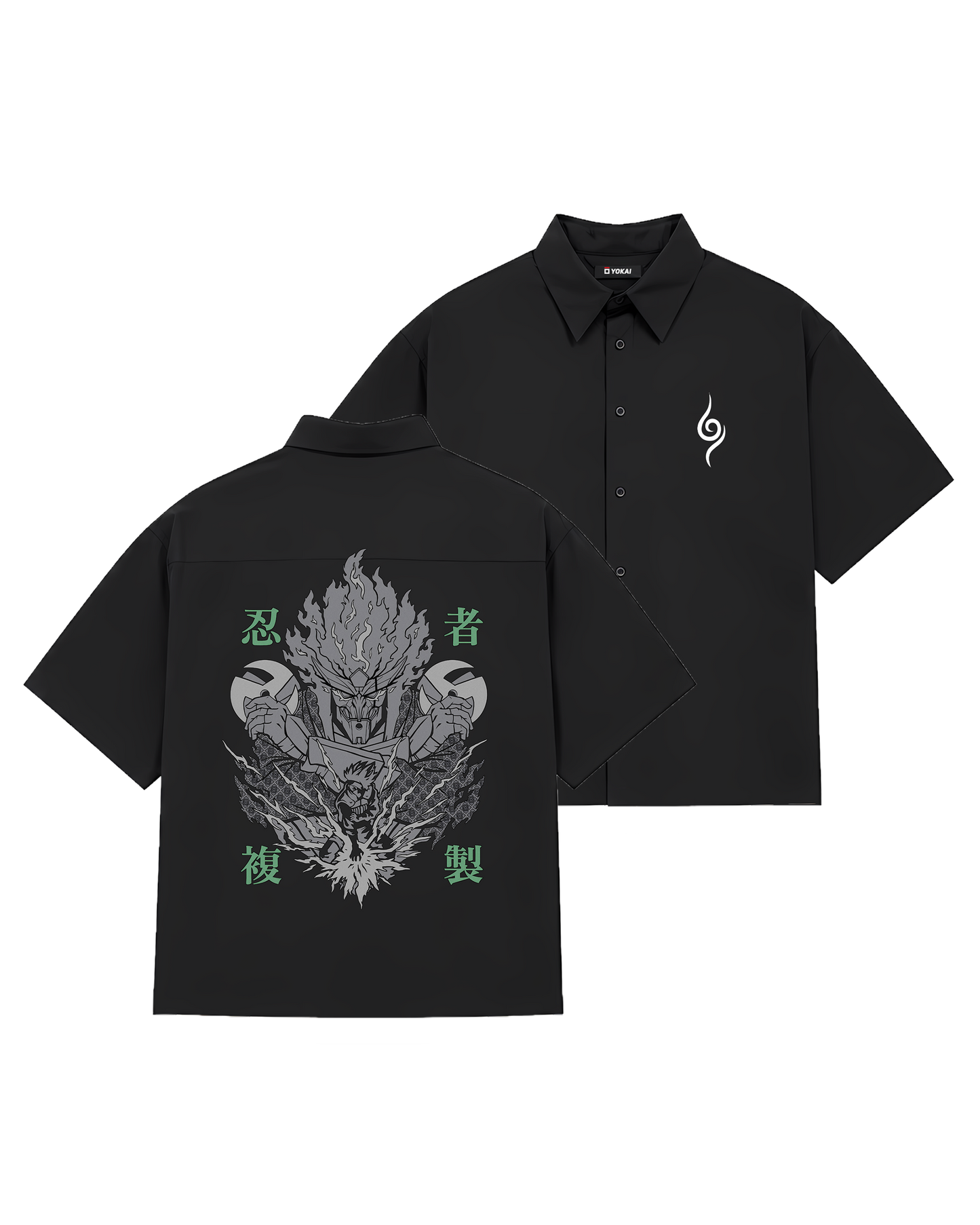 SHIRTS / KAKASHI B&W (BLACK)