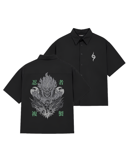 SHIRTS / KAKASHI B&W (BLACK)