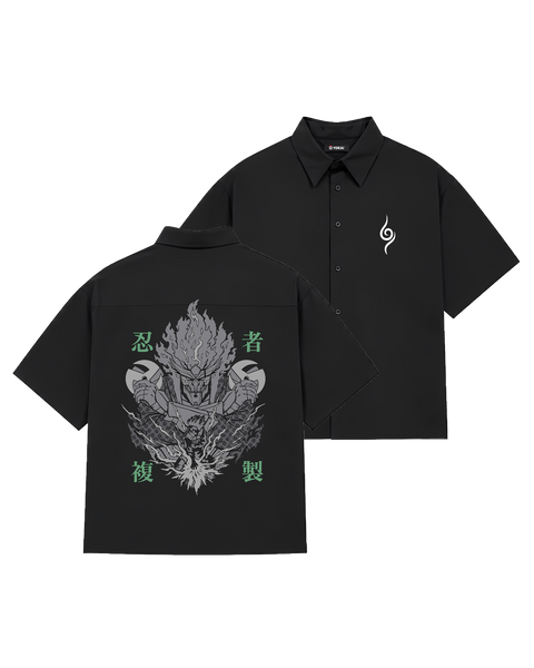 SHIRTS / KAKASHI B&W (BLACK)