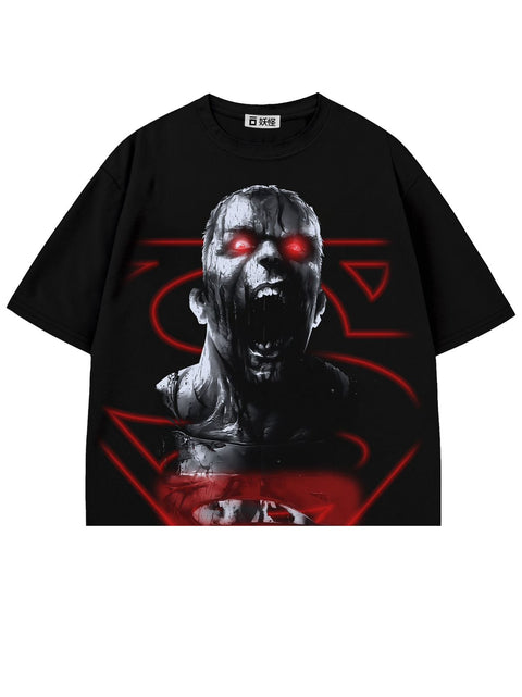 T-SHIRT / DECEASED SUPERMAN (BLACK)