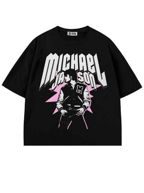 T-SHIRT / Retro MJ (BLACK)