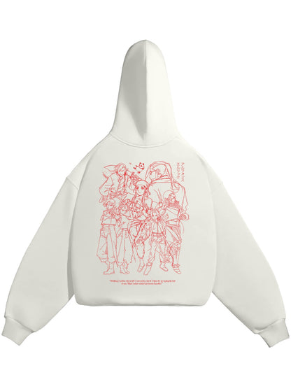 HOODIE / Echoes of Brotherhood (White)