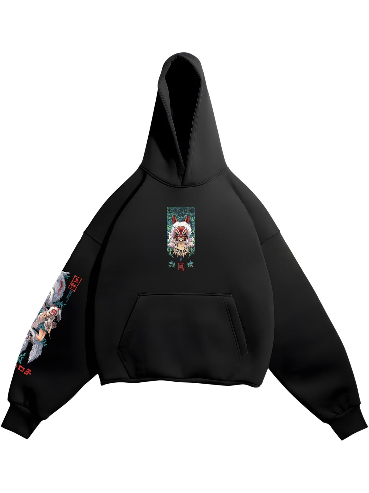 HOODIE / PRINCESS MONONOKE (Black)