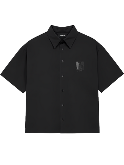 SHIRTS / EREN YEAGER (BLACK)