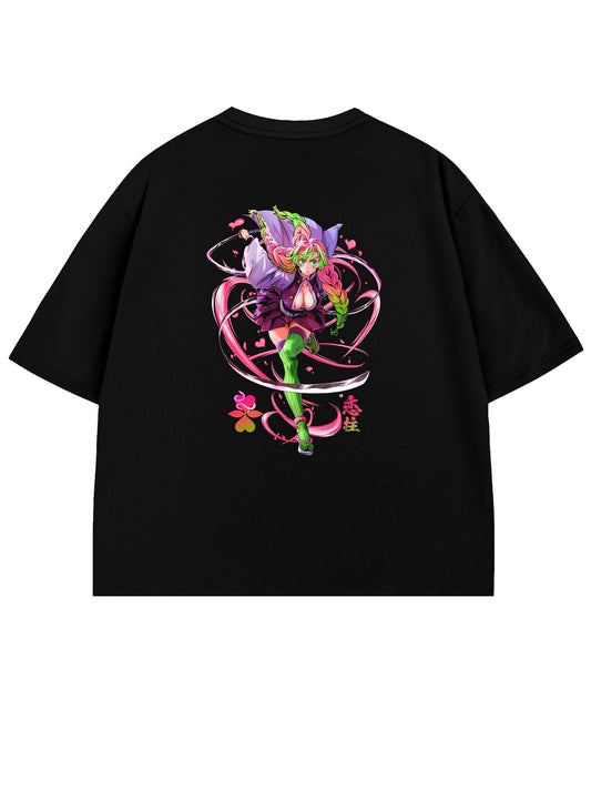 T-SHIRT / Love Hashira Mitsuri Kanroji (Black)