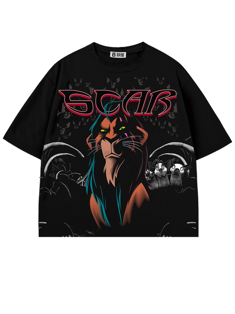 T-SHIRT / SCAR (BLACK) (Copy)