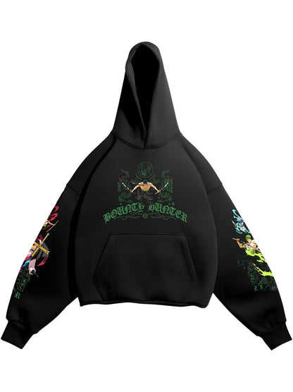 HOODIE / RORONOA ZORO (Black)