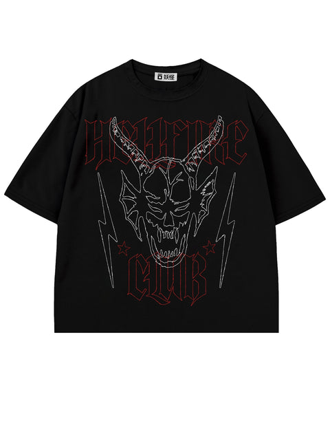T-SHIRT / THE HELL FIRE CLUB (BLACK)