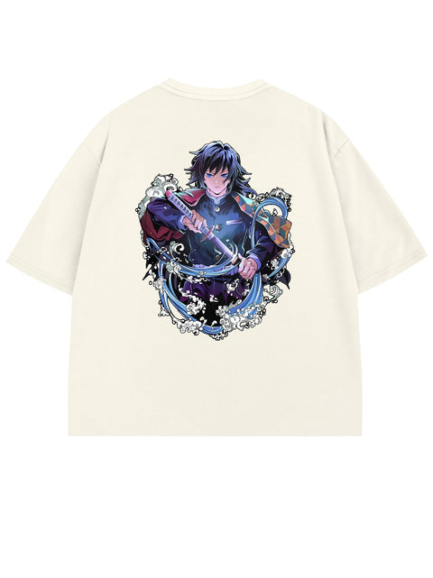 T-SHIRT / Water Hashira Giyu Tomioka (White)