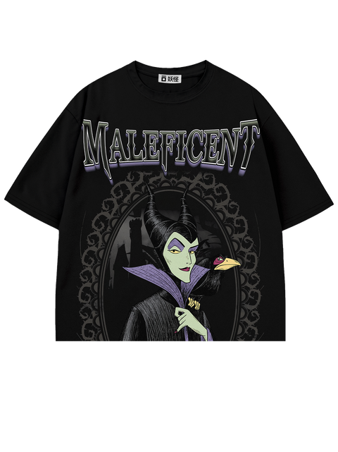 T-SHIRT / MALEFICENT(BLACK)
