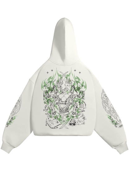 HOODIE / RORONOA ZORO (White)