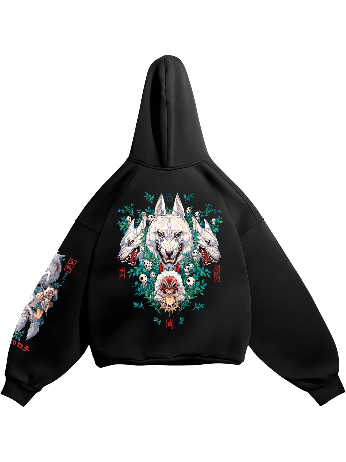 HOODIE / PRINCESS MONONOKE (Black)
