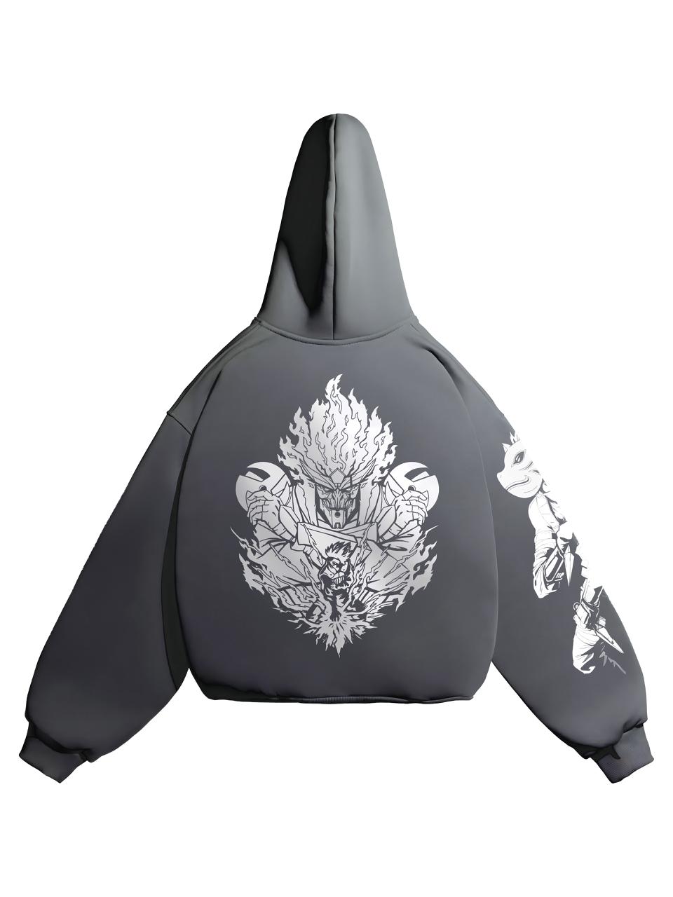 HOODIE / KAKASHI HATAKE (Grey)