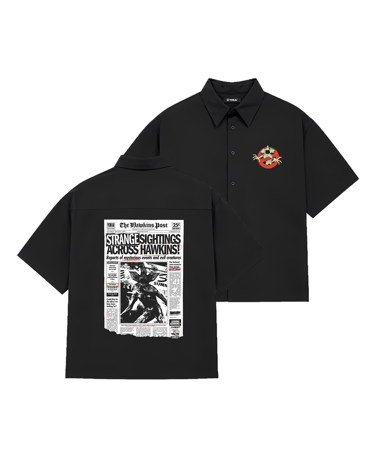 SHIRTS /  STRANGE SIGHTINGS (BLACK)