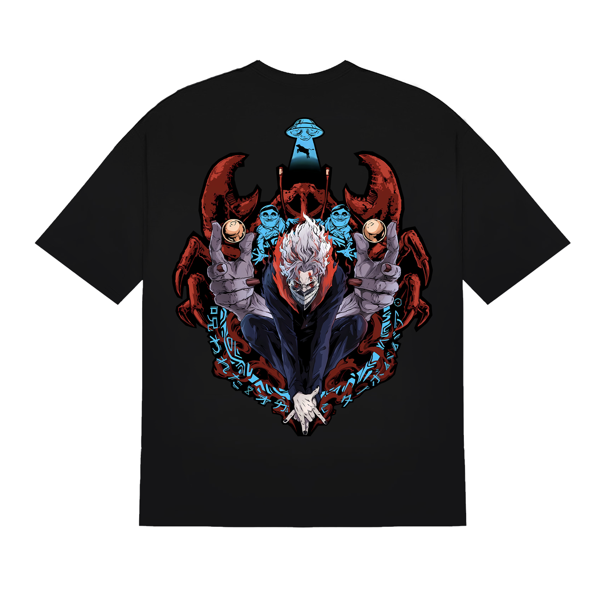 T-SHIRT / DANDADAN KEN TAKAKURA  (BLACK)