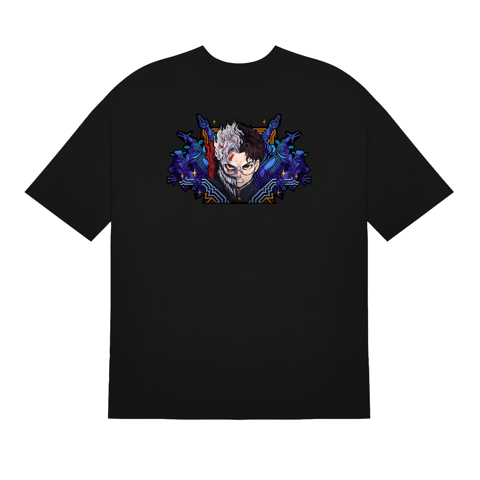 T-SHIRT / DANDADAN KEN TAKAKURA  (BLACK)