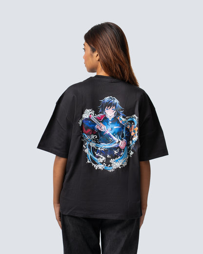 T-SHIRT / Water Hashira  Giyu Tomioka (Black)