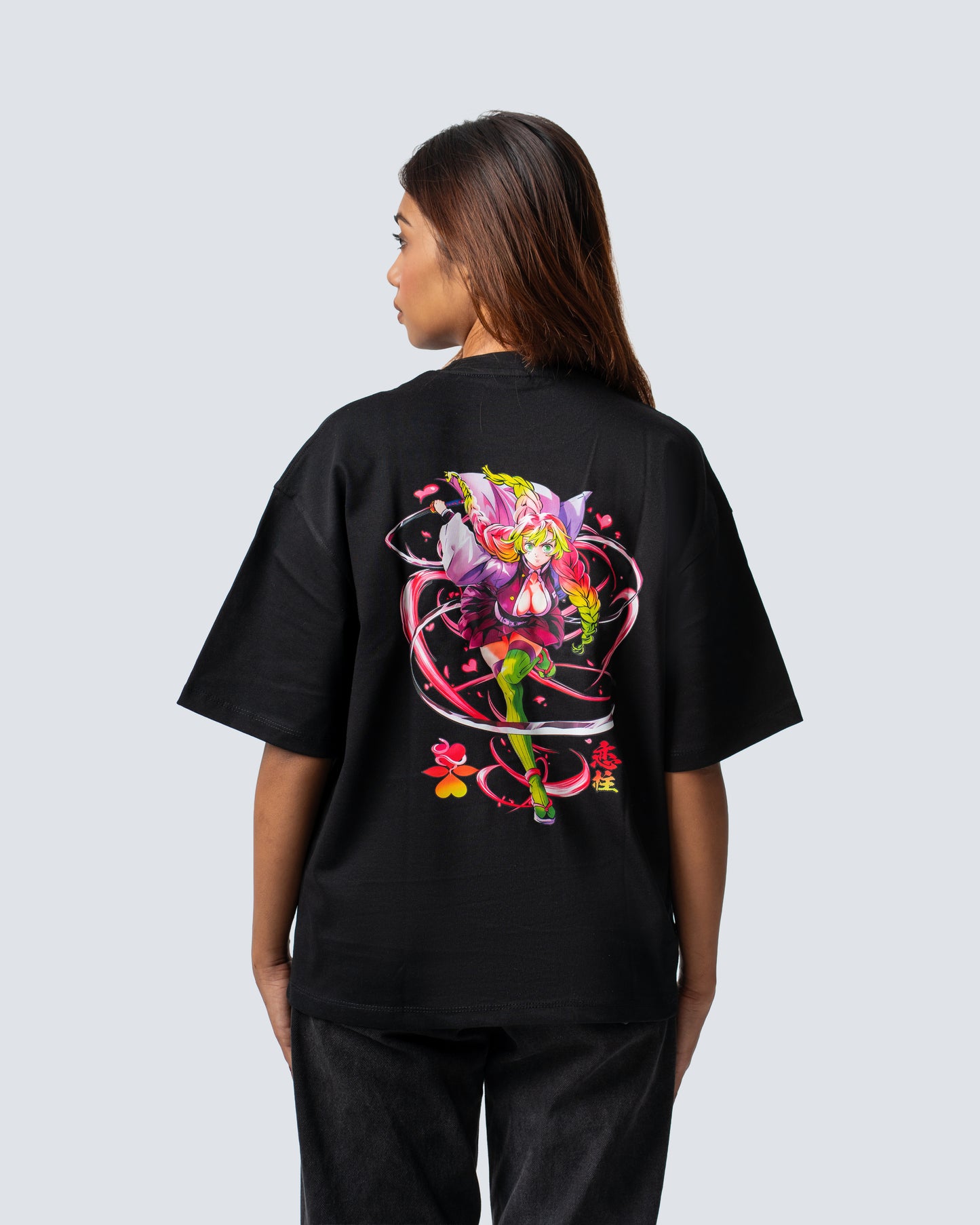 T-SHIRT / Love Hashira Mitsuri Kanroji (Black)