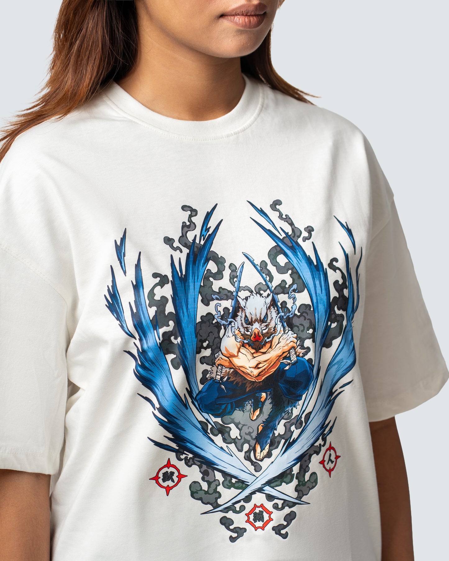T-SHIRT / DEMON SLAYER Inosuke (White)