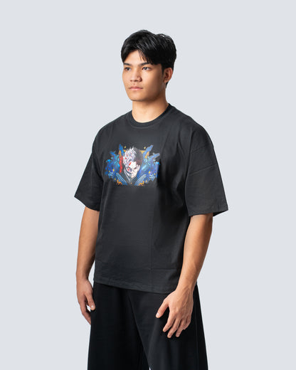 T-SHIRT / DANDADAN KEN TAKAKURA  (BLACK)