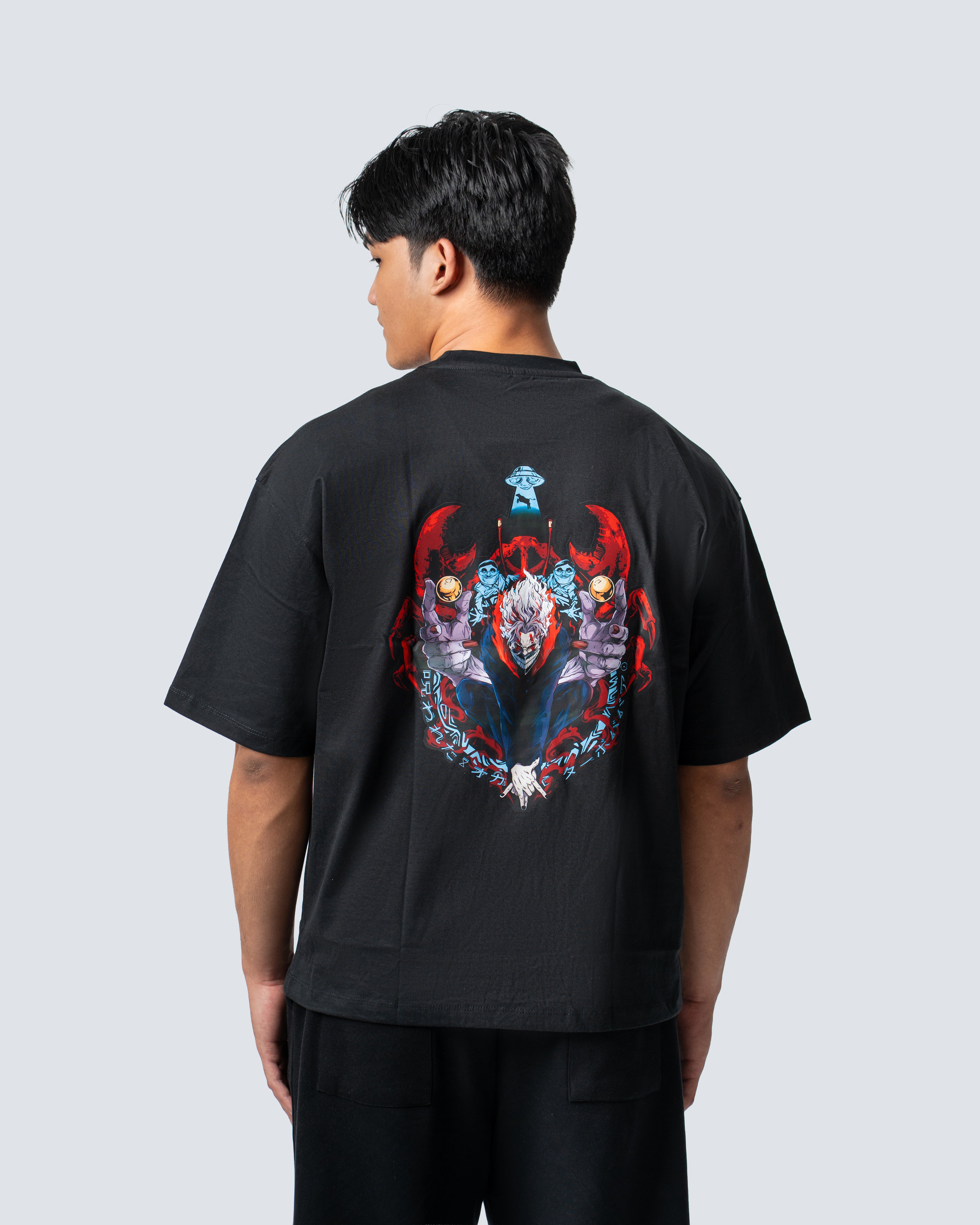 T-SHIRT / DANDADAN KEN TAKAKURA  (BLACK)