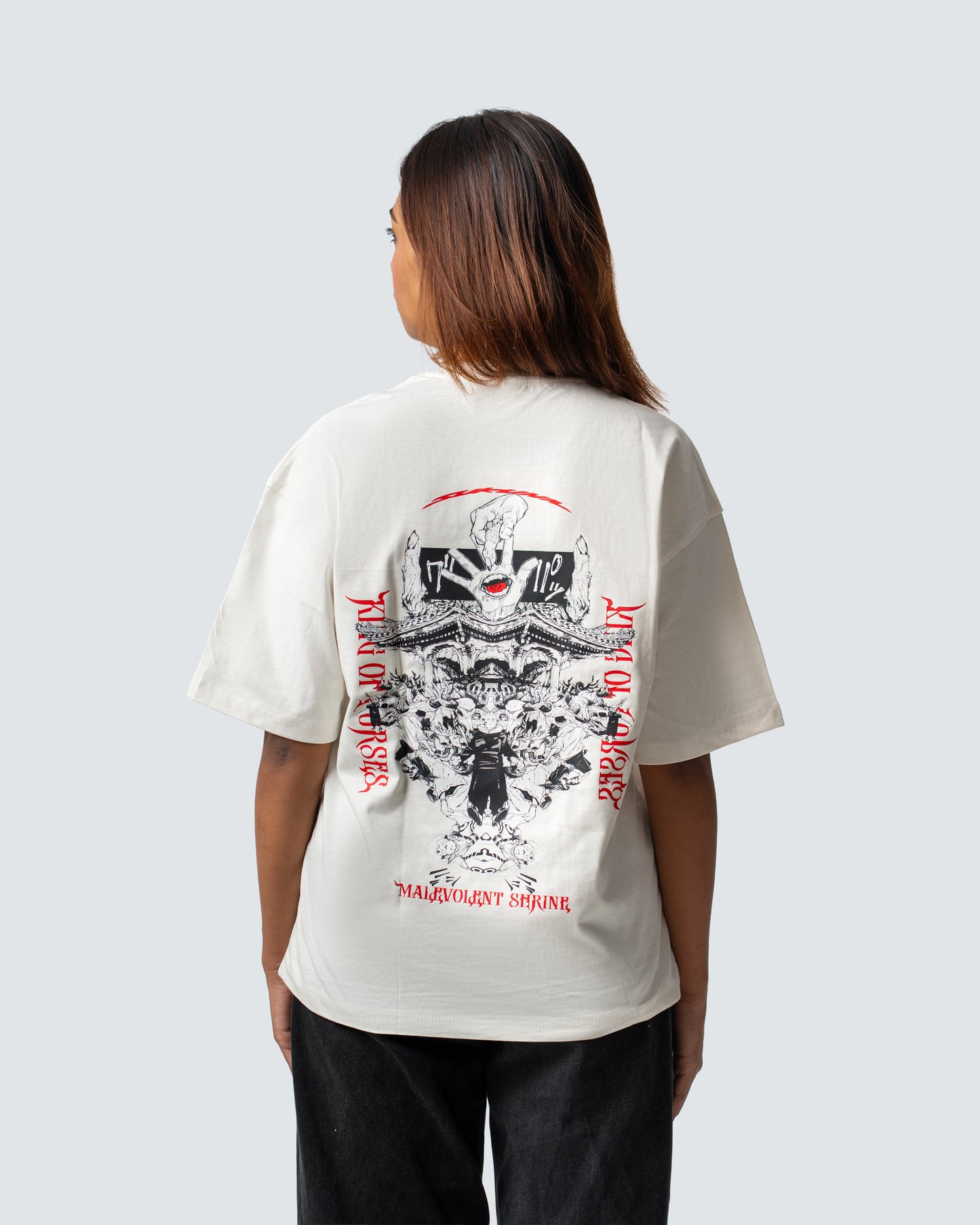 T-SHIRT / JUJUTSU KAISEN SUKUNA (WHITE)