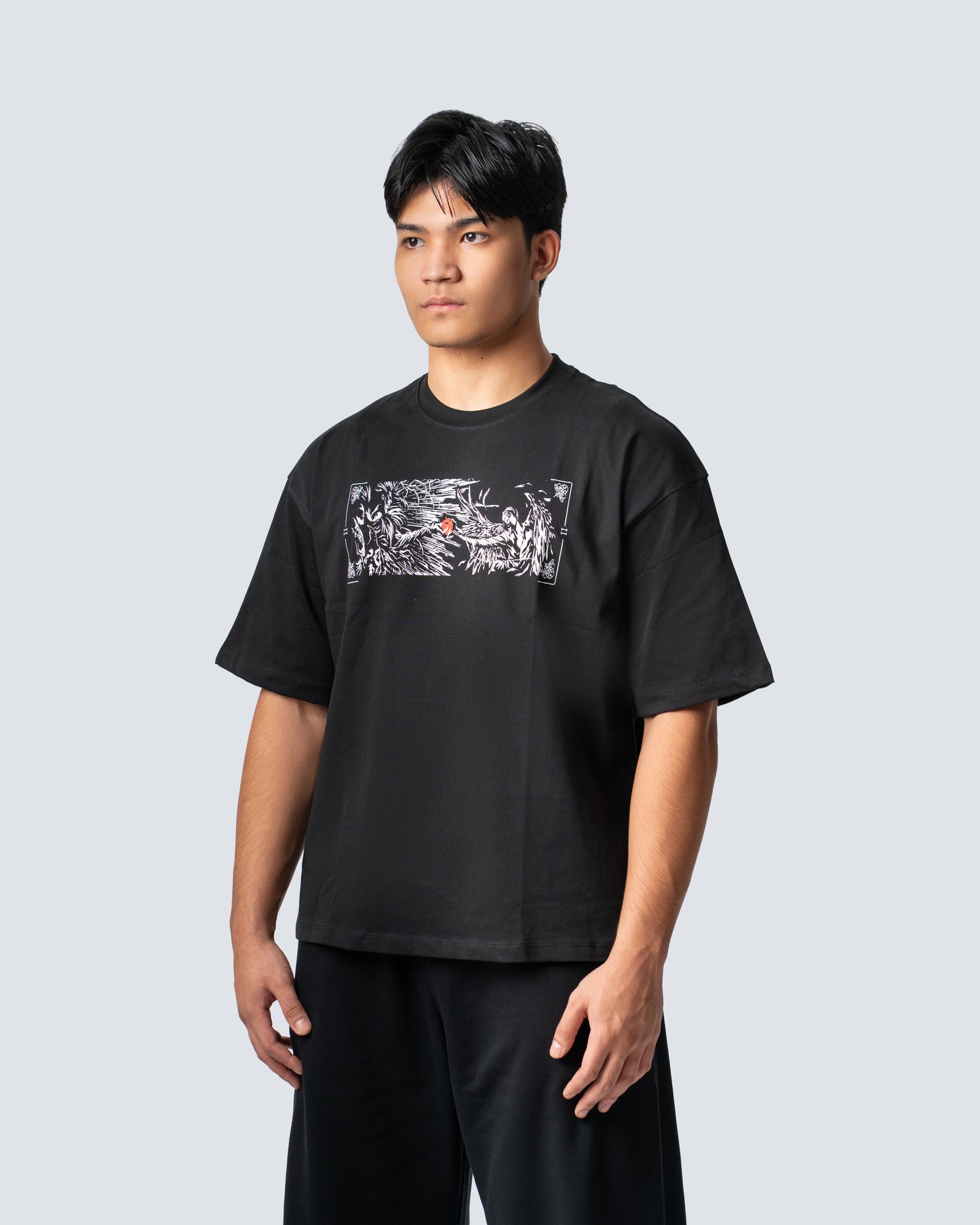 T-SHIRT / DEATH NOTE LIGHT (BLACK)