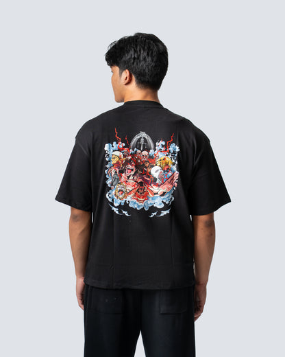 T-SHIRT / ATTACK ON TITAN RUMBLING (BLACK)