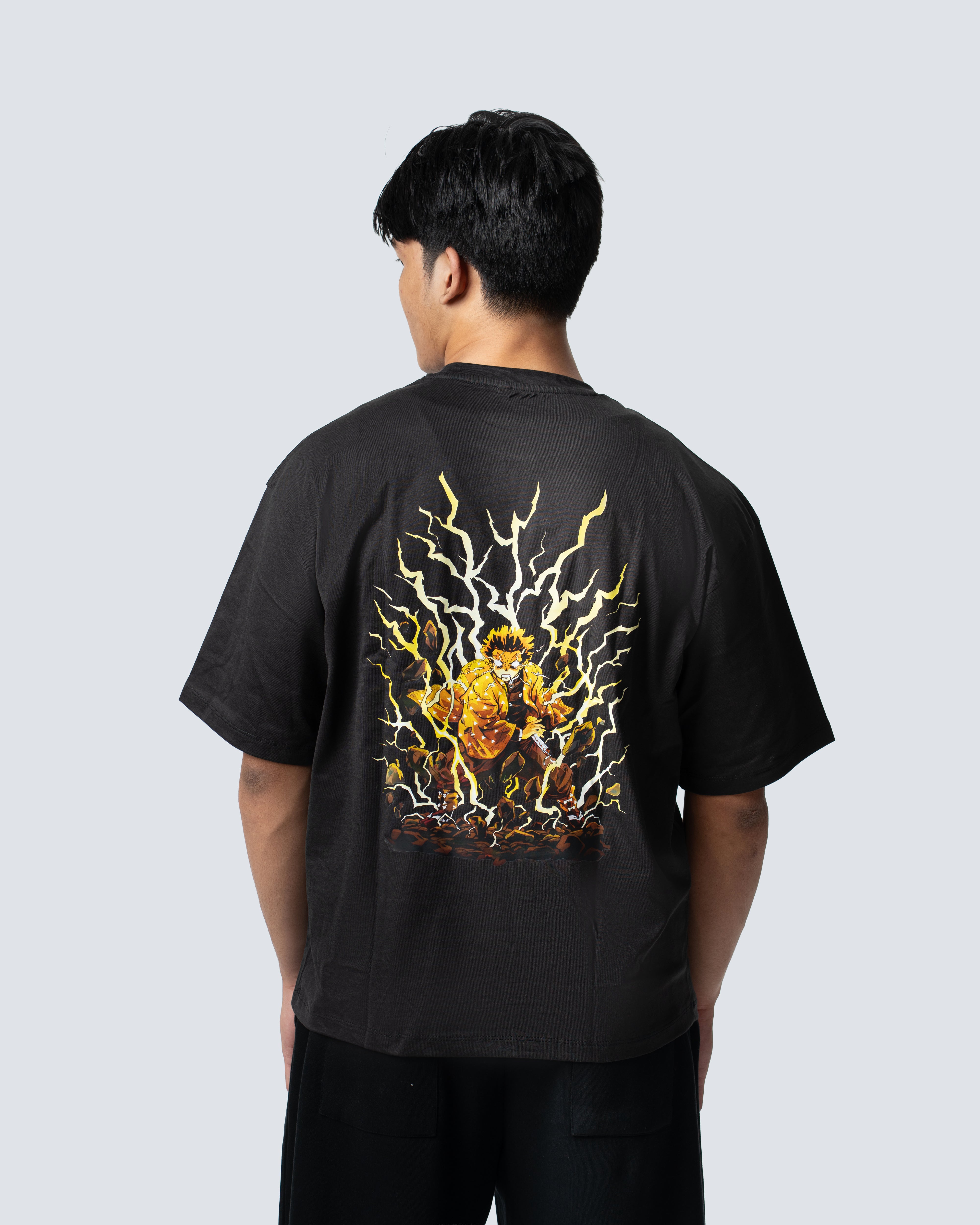 T-SHIRT / DEMON SLAYER ZENITSU (BLACK)