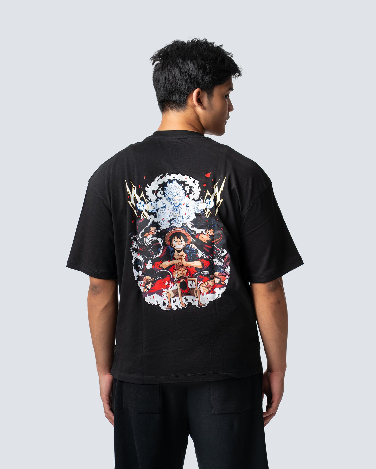 T-SHIRT / ONE PIECE MONKEY D LUFFY (BLACK)
