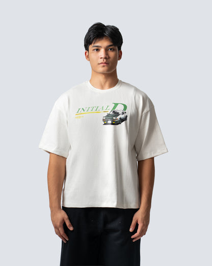 T-SHIRT / INITIAL-D TAKUMI FUJIWARA (WHITE)
