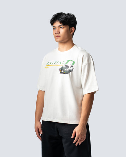 T-SHIRT / INITIAL-D TAKUMI FUJIWARA (WHITE)