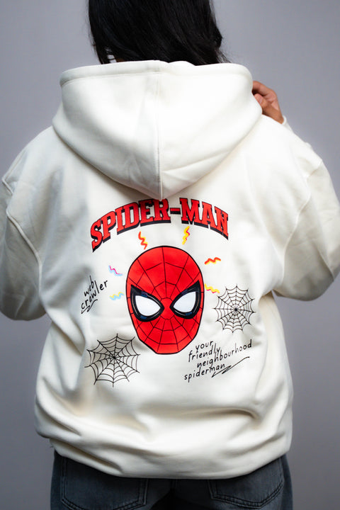 HOODIE / Spider Doodle (WHITE)