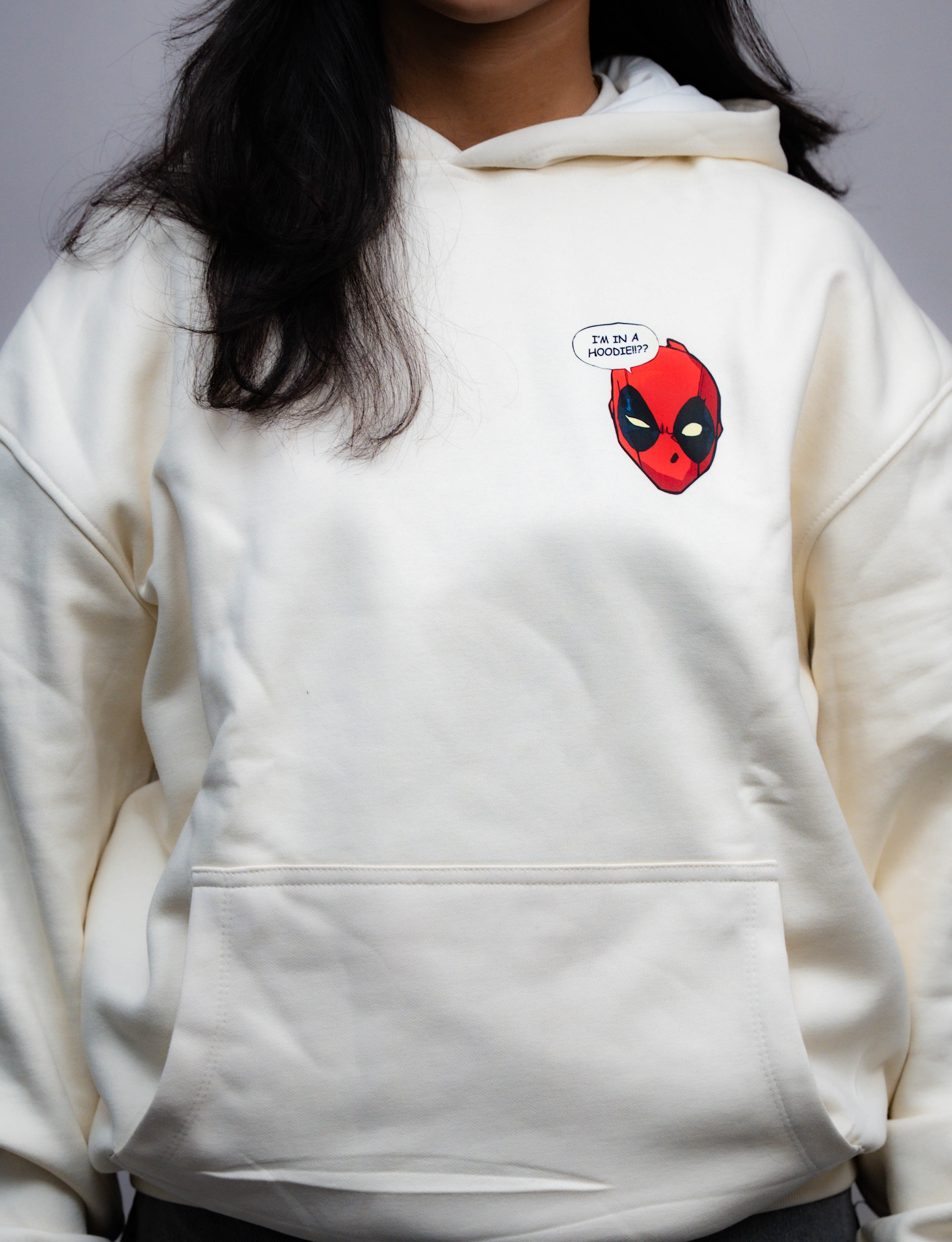 HOODIE / DEADPOOL (White)