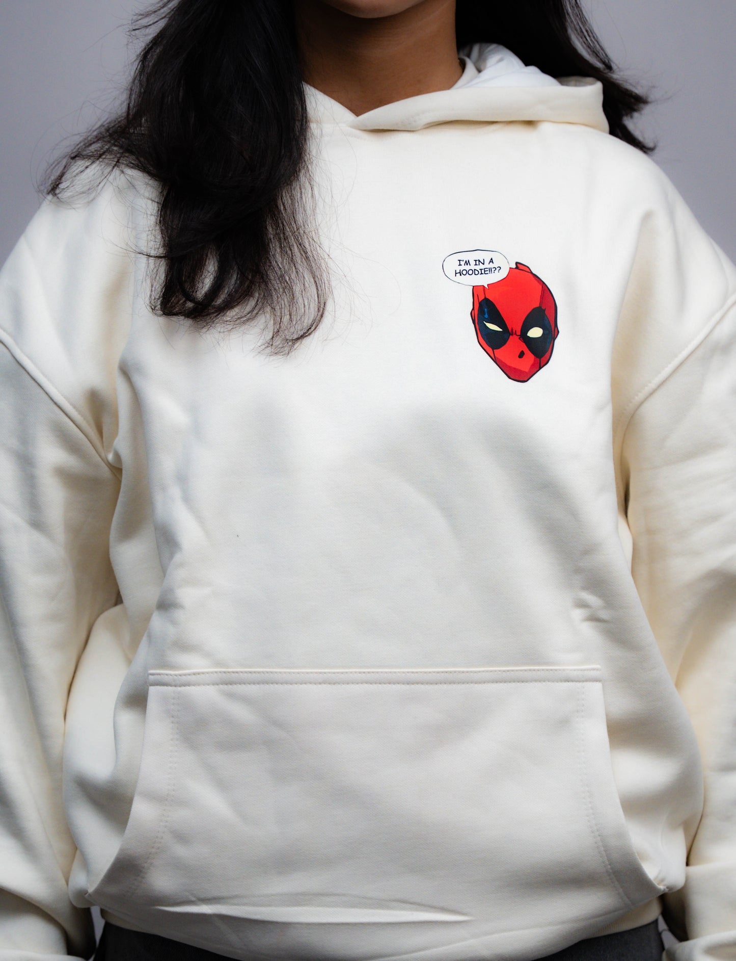 HOODIE / DEADPOOL (White)