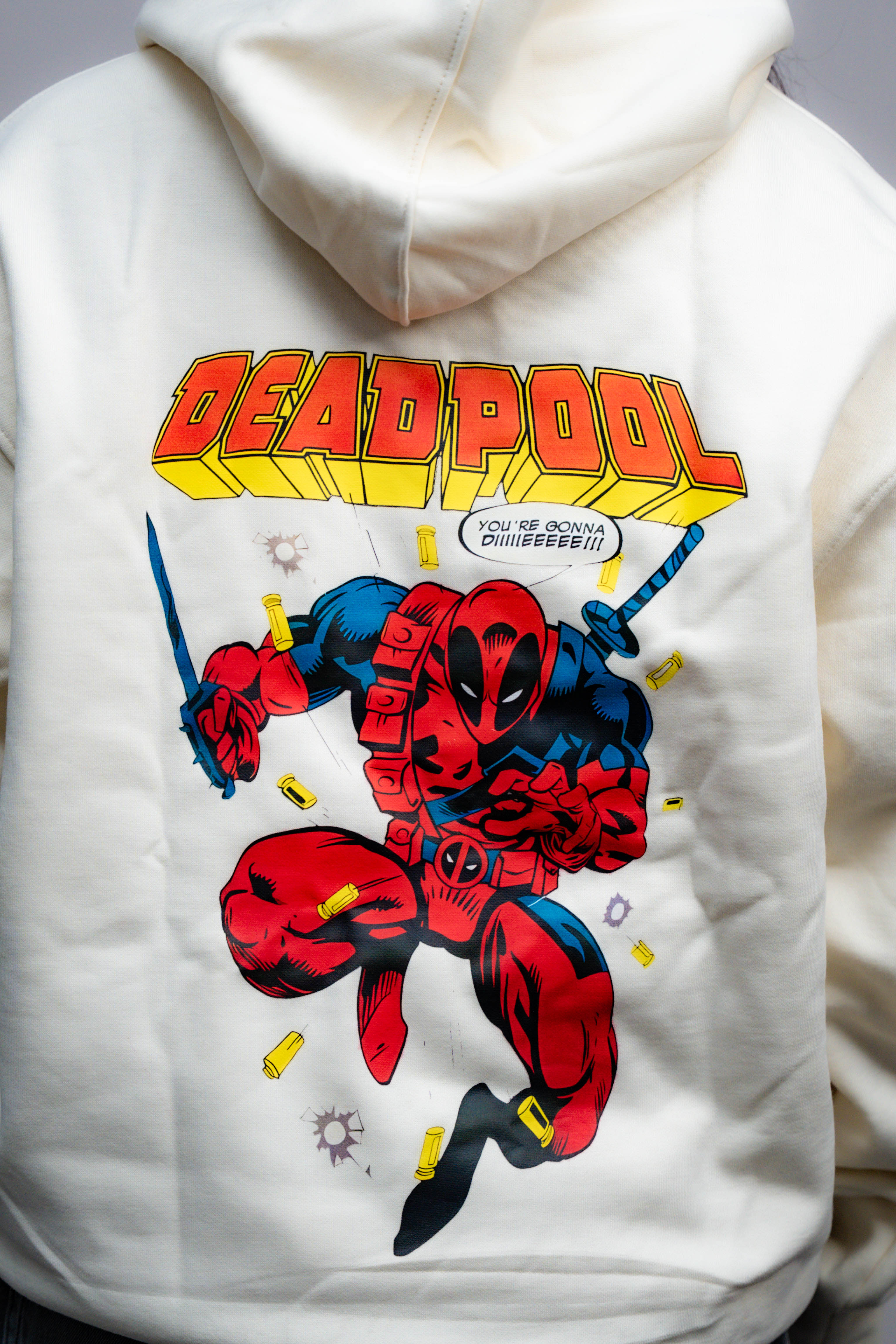 HOODIE / DEADPOOL (White)