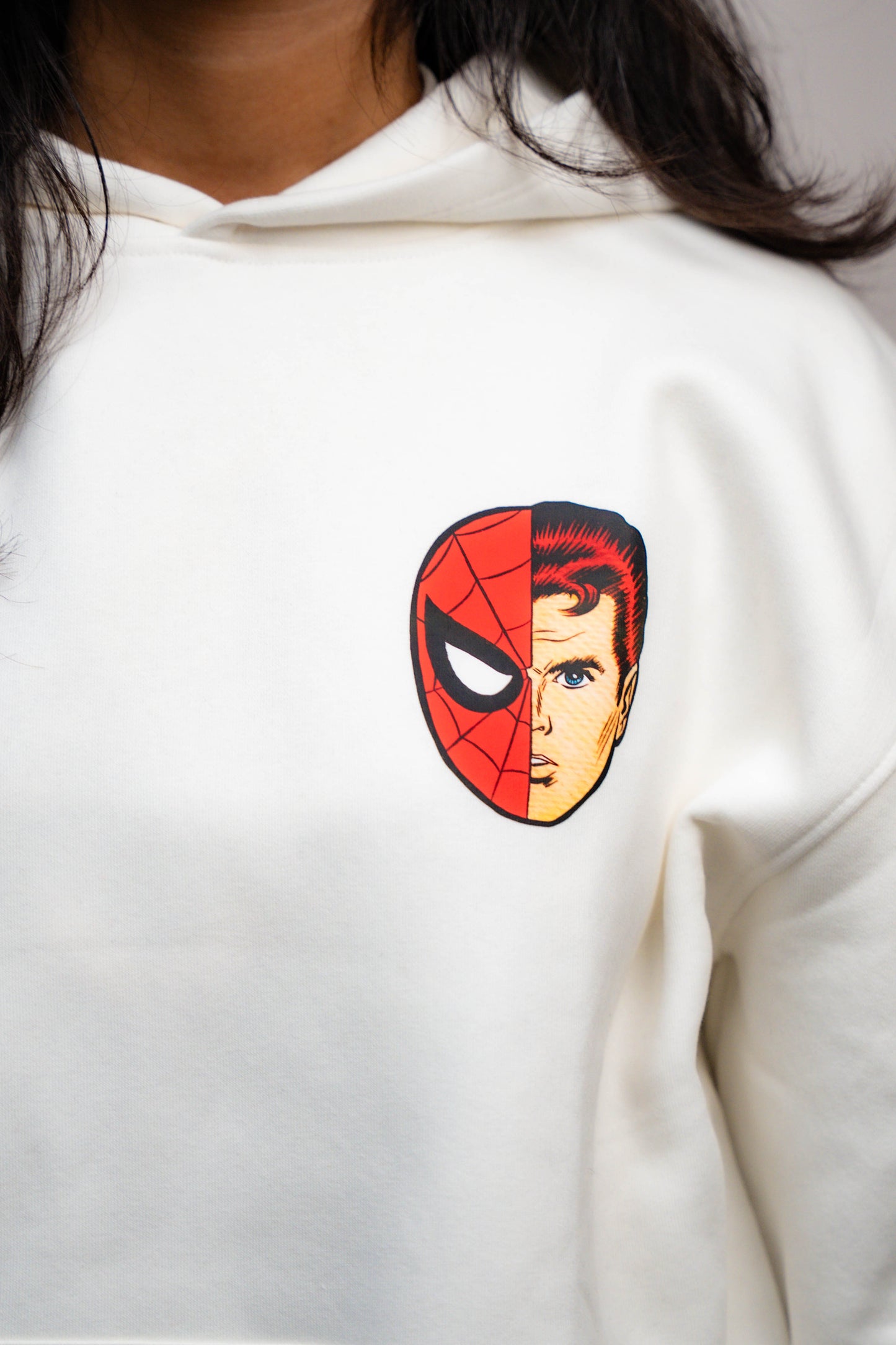 HOODIE / Spider-Man Comic (White)