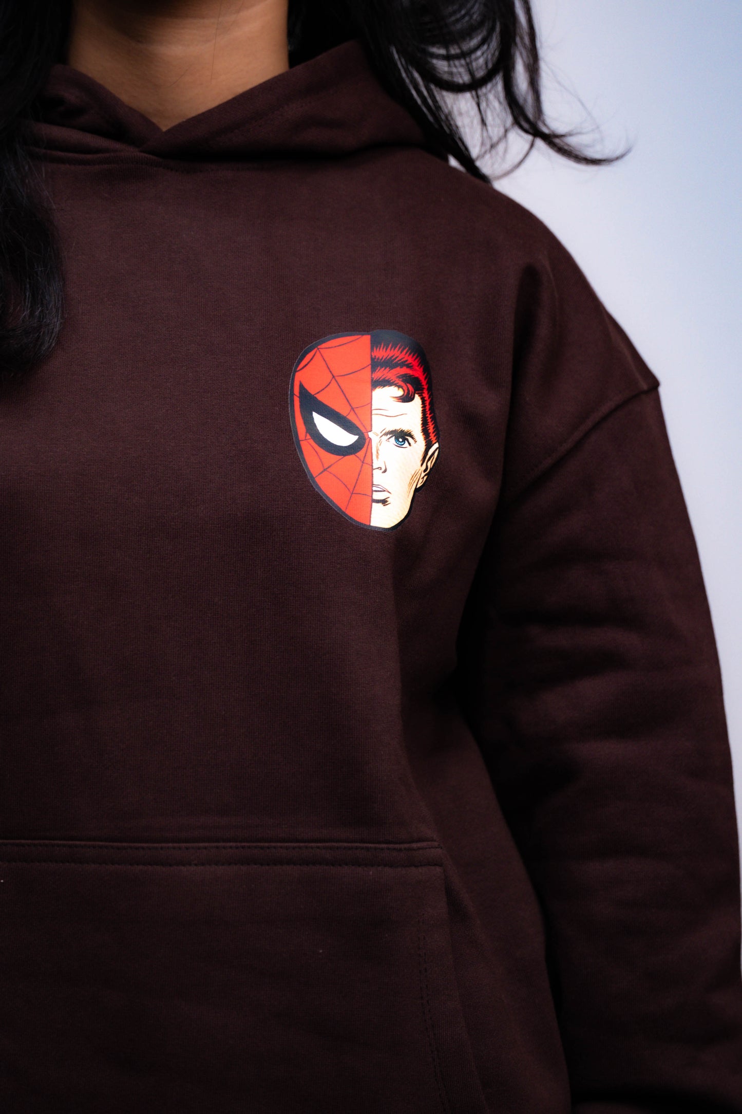 HOODIE / Spider-Man Comic (Brown)